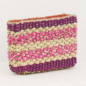 Clutch Hand Woven Abaca Leaf with lining